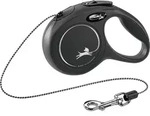 Flexi Seil-Leine New Classic schwarz XS 3 m Hundezubeh&ouml;r