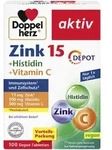 Doppelherz Zink + Histidin + Vitamin C Depot 100 Tabletten