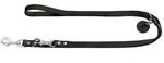 Hunter Verstellbare F&uuml;hrleine schwarz 20 mm/200 cm