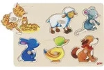 Goki Hintergrundbildpuzzle Mutter und Kind 57929