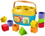 Fisher-Price Babys erste Bausteine, Motorikw&uuml;rfel, Steckspiel, Baukl&ouml;tze,