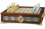 The Noble Collection - Harry Potter - Collectibles - Quidditch Chess Set Silver &