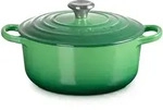 Le Creuset Runder Br&auml;ter Signature &Oslash; 20cm - gr&uuml;n