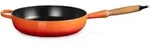 Le Creuset Saut&eacute;pfanne Signature mit Holzgriff &Oslash; 28cm - orange