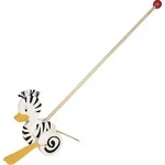 Goki Schiebetier Zebra-Ente 54959