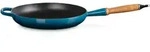 Le Creuset Bratpfanne Signature mit Holzgriff &Oslash; 28cm - blau|t&uuml;rkis
