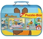 Schmidt Spiele - Kinderpuzzle - Die Maus, Puzzle-Box im Metallkoffer, 48 Teile