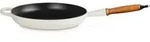 Le Creuset Bratpfanne Signature mit Holzgriff &Oslash; 28cm - wei&szlig;