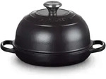 Le Creuset Brot Br&auml;ter &Oslash; 24cm - schwarz