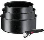 TEFAL Ingenio Black Stone Set 4-tlg.
