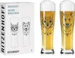 RITZENHOFF Brauchzeit Weizenbierglas-Set #1, #2 Von Andreas Preis - mehrfarbig