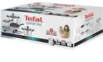 TEFAL Topf-& Pfannenset Comfort Max 11-tlg. - silber|transparent|anthrazit