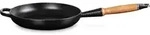 Le Creuset Bratpfanne Signature mit Holzgriff &Oslash; 24cm - schwarz