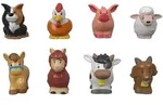 Fisher-Price Little People Bauernhoftiere Set , Set mit acht Figuren