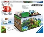 Ravensburger Puzzle - 3D Puzzles - Aufbewahrungsbox Minecraft - 216 Teile