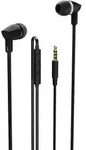 HAMA Kopfh&ouml;rer"Joy", In-Ear, Mikrofon, Flachbandkabel, Schwarz - schwarz
