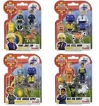 Simba 109252515 - Feuerwehrmann Sam Figuren Doppelpack IV, 4-fach sortiert
