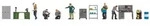 NOCH 16250 H0 Figuren-Themenwelt"Werkstatt"