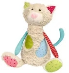sigikid - Kuscheltier Katze, Patchwork Sweety