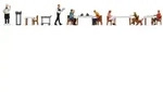 NOCH 16246 H0 Figuren-Themenwelt"Restaurant"