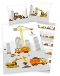 Herding Young Collection Kinderbettw&auml;sche Baustelle 80x80cm, 135x200cm - mehrfarbig