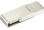 HAMA USB-Stick"Rotate Pro", USB 3.0, 128GB, 100MB/s, Silber - silber
