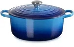 Le Creuset Runder Br&auml;ter Signature &Oslash; 28cm - blau
