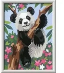 Ravensburger Besch&auml;ftigung - CreArt, Malen nach Zahlen Kinder - S&uuml;&szlig;er Pandab&auml;r
