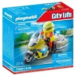 PLAYMOBIL 71205 - City Life - Notarzt-Motorrad mit Blinklicht