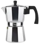 Milu Aluminium Espressokocher-Set 5-tlg. - silber
