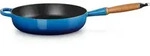 Le Creuset Saut&eacute;pfanne Signature mit Holzgriff &Oslash; 28cm - blau