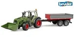 BRUDER - Fendt Vario 211 mit Frontlader und Bordwandanh&auml;nger