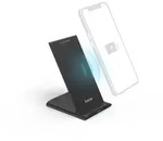 HAMA Wireless Charger "QI-FC10S", 10 W, kabelloses Smartphone-Ladepad, Schwarz -