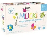 MUCKI Fingerfarbe f&uuml;r Gl&uuml;ckskinder 6er Set 50 ml