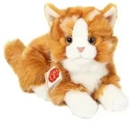 Teddy-Hermann - Katze liegend rot getigert 20 cm