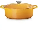 Le Creuset Ovaler Br&auml;ter Signature 31cm - gelb