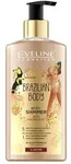 Goldener Body Shimmer mit Glitzerpartikeln