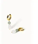 PURELEI Clear Quartz Drop Creolen