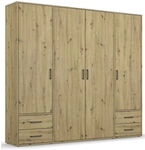 Rauch M&ouml;belwerke Rauch Dreht&uuml;renschrank Voyager 4-t&uuml;rig, 4 Sch&uuml;be AG438.31V4