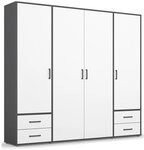 Rauch M&ouml;belwerke Rauch Dreht&uuml;renschrank Voyager 4-t&uuml;rig, 4 Sch&uuml;be AG441.31V4