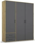 Rauch M&ouml;belwerke Rauch Dreht&uuml;renschrank Voyager 3-t&uuml;rig, 2 Sch&uuml;be AG436.31V3