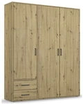 Rauch M&ouml;belwerke Rauch Dreht&uuml;renschrank Voyager 3-t&uuml;rig, 2 Sch&uuml;be AG438.31V3