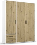 Rauch M&ouml;belwerke Rauch Dreht&uuml;renschrank Voyager 3-t&uuml;rig, 2 Sch&uuml;be AG451.31V3