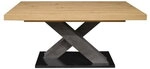 M&auml;usbacher Esstisch Komfort 2.0 mit X-Gestell ausziehbar 0780-TP_180-280...