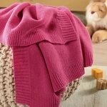 Biederlack Kinderdecke Wool Knit 75x100 cm 822352