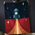 Biederlack Kinderdecke Little Rocket 75x100 cm 822000