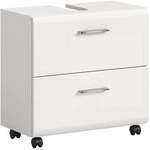 xonox.home Waschbeckenunterschrank Ice X86A9777 mit Rollen