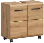 xonox.home Waschbeckenunterschrank Ice X86G2775 mit Rollen