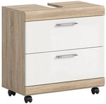 xonox.home Waschbeckenunterschrank Lambada X06F1777 60x60 cm mit Rollen