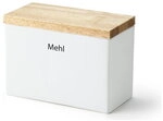 Continenta Vorratsdose Keramik mit Holzdeckel 03927000